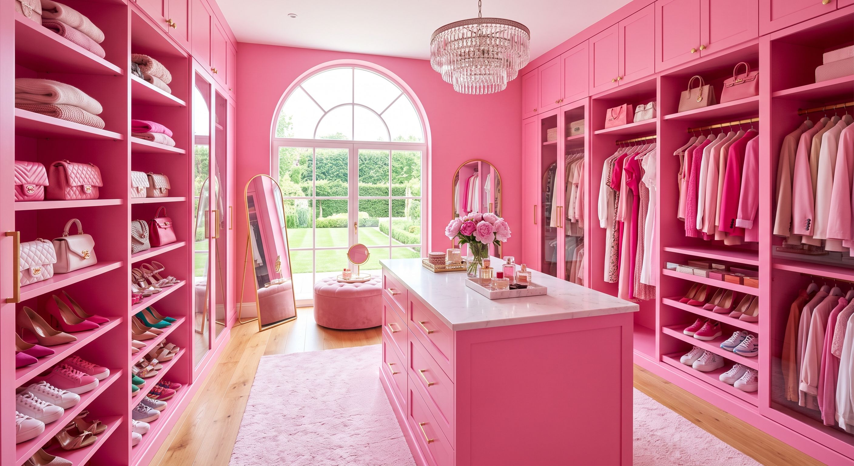 Ideas de decoración para crear un vestidor digno de Barbie