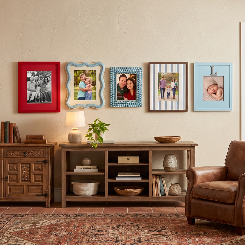 15 ideas de manualidades que puedes hacer en una tarde para personalizar tu casa - Fotocasa Life diferentes marcos de fotos personalizados