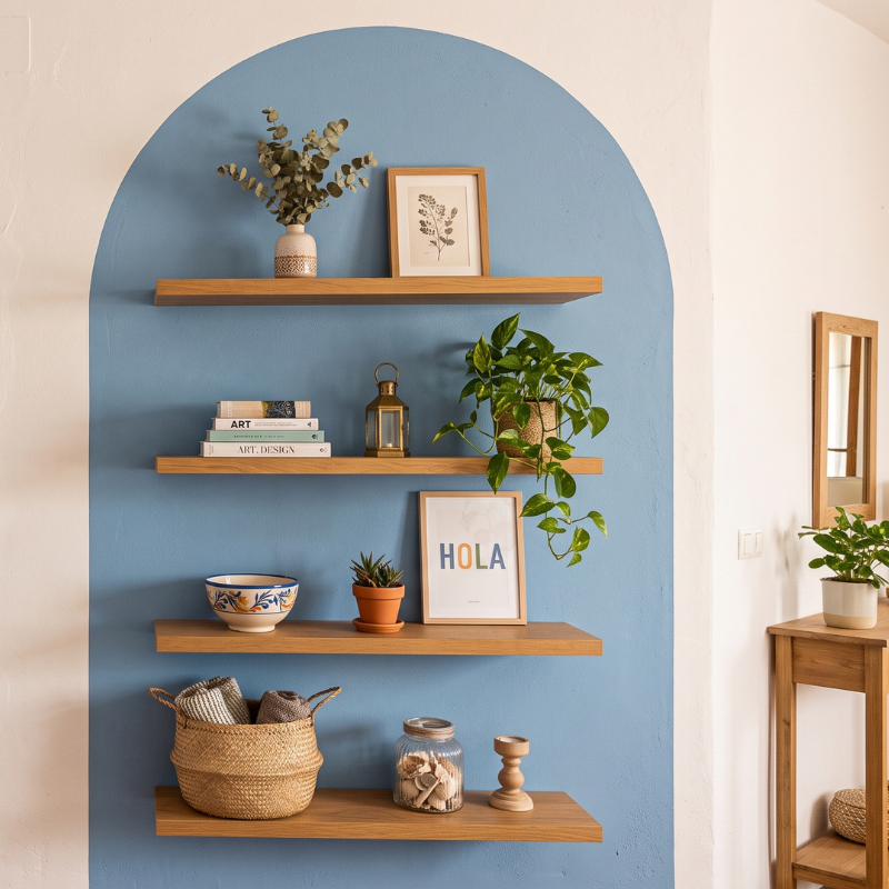 15 ideas de manualidades que puedes hacer en una tarde para personalizar tu casa - Fotocasa Life una pared decorativa acentuada con pintura