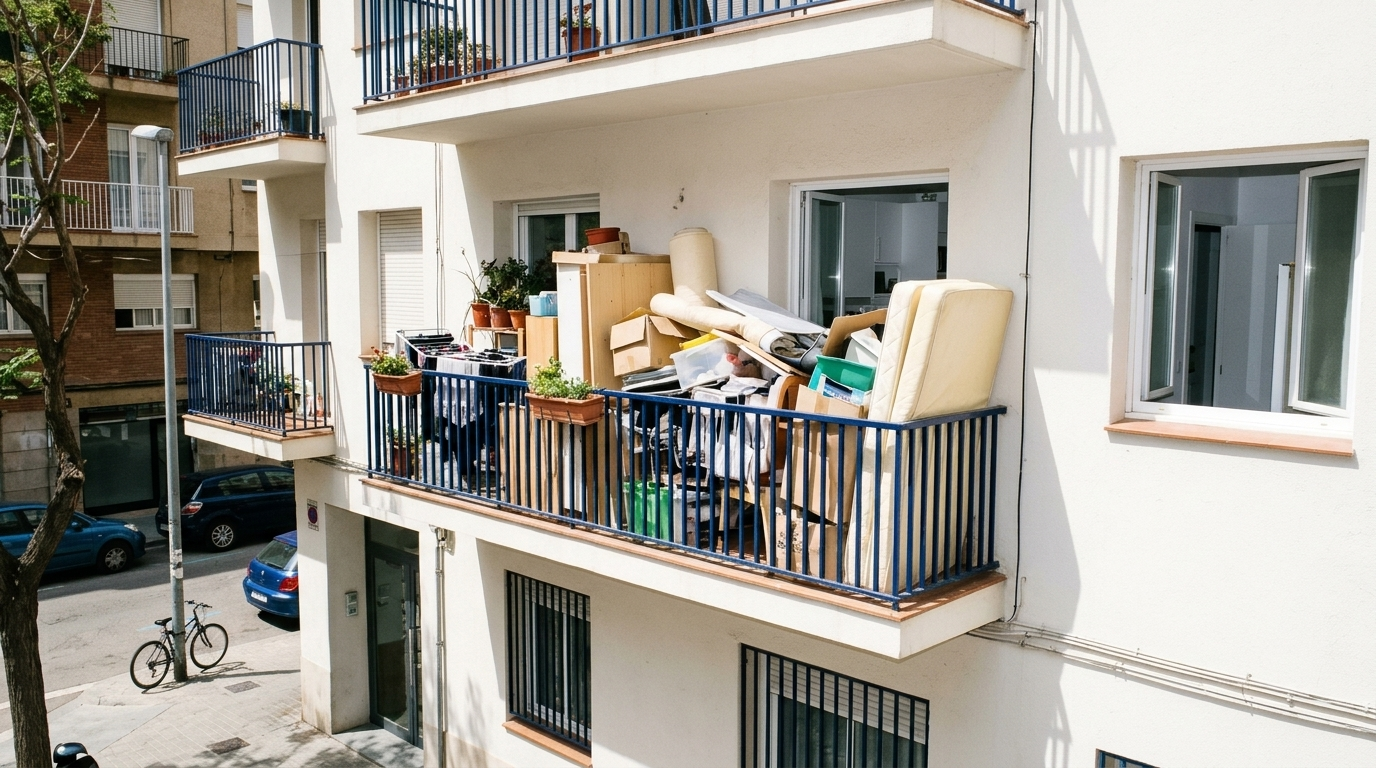 ¿Se puede usar una terraza como trastero? Las ordenanzas municipales pueden prohibirlo